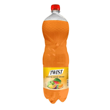 Gaivusis gėrimas TWIST, negazuotas, įvairių vaisių sk., 2 l