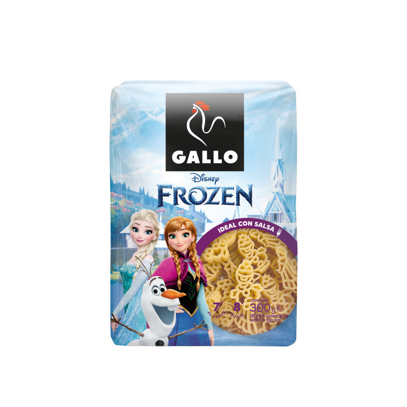 Kietųjų kviečių makaronai GALLO DISNEY FROZEN, 300 g