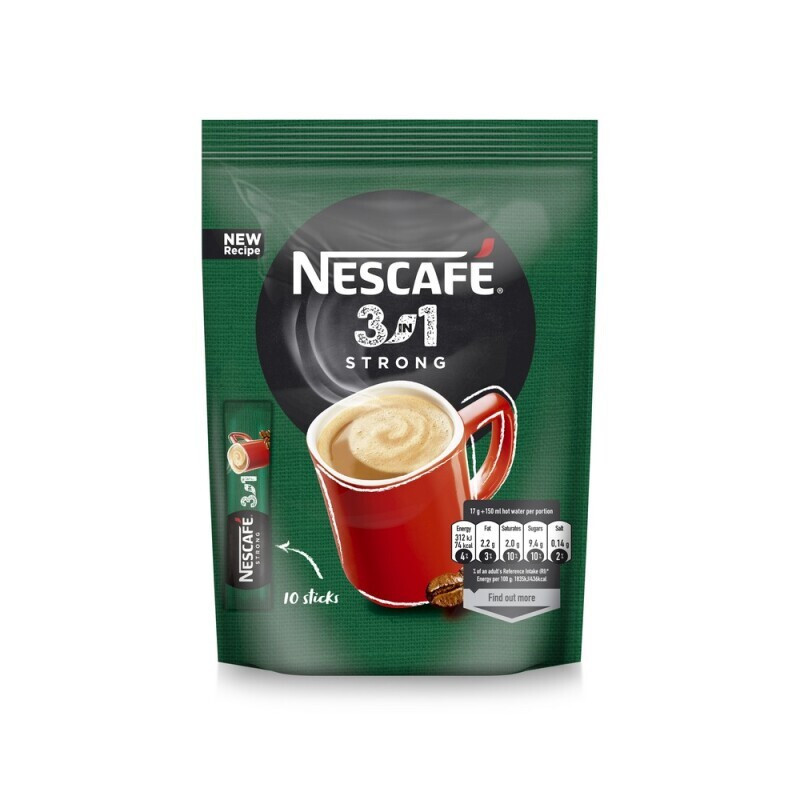 Kavos gėrimas NESCAFE, 3in1, STRONG, (10x16g), 160 g