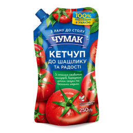 Kečupas CHUMAK, šašlykų, 250 g