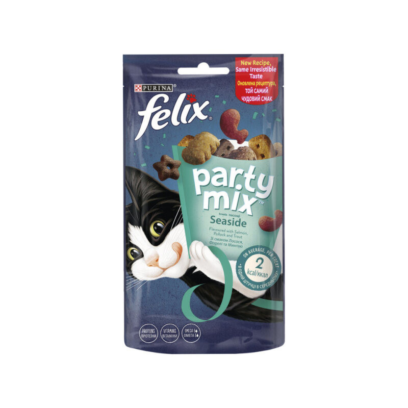 Kačių užkandis FELIX PARTY MIX OCEAN, 60 g