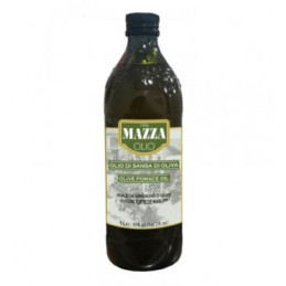 Alyvuogių išspaudų aliejus (stikle) Pomace MAZZA ITALIJA, 1 l