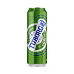 Alus TUBORG 4,6 %, skard., 568 ml