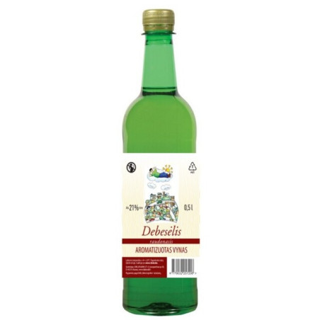 Aromatizuotas vynas DEBESĖLIS, raudonas, 21%, 500ml