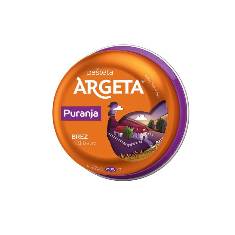 Paštetas ARGETA kalakutienos, 95 g