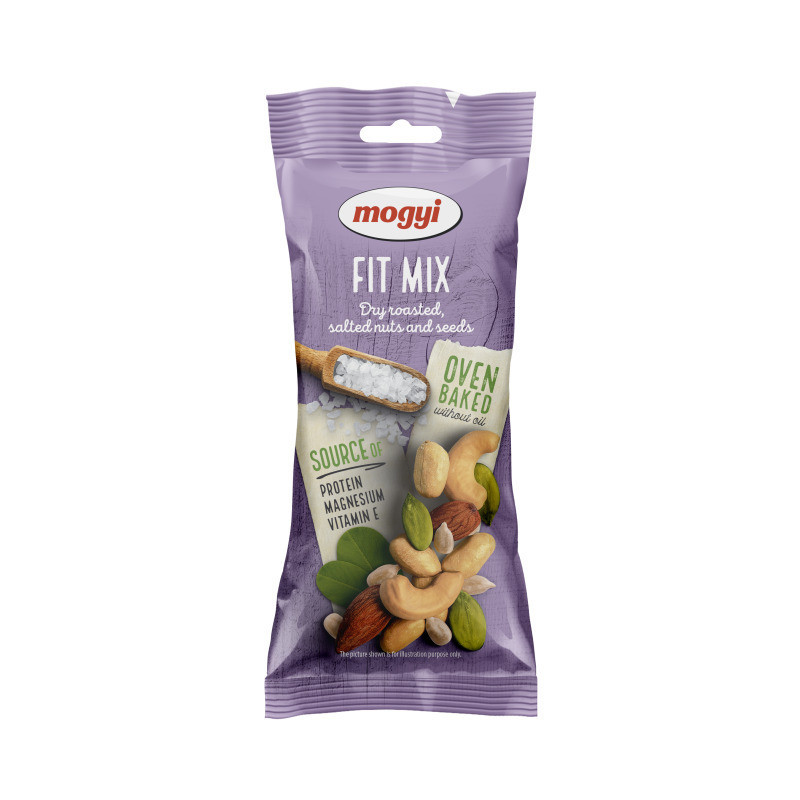 Riešutų mišinys MOGYI FIT MIX, su sėklomis, 70 g