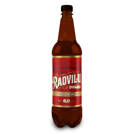 Alus RADVILŲ DVARO šviesusis 6.0% 1,0 ltr