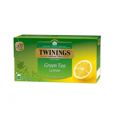 Žalioji arbata su citrina TWININGS, 25 x 1,6 g