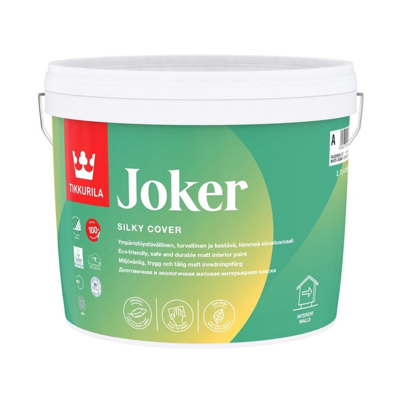 Dažai Tikkurila Joker A, balti, 2.7 l