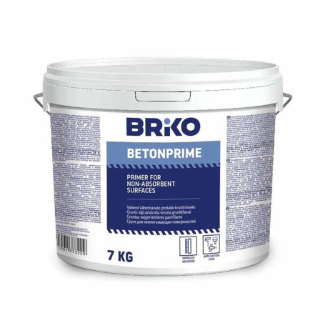 Neįgeriančių paviršių gruntas Briko Betonprime, 7 kg