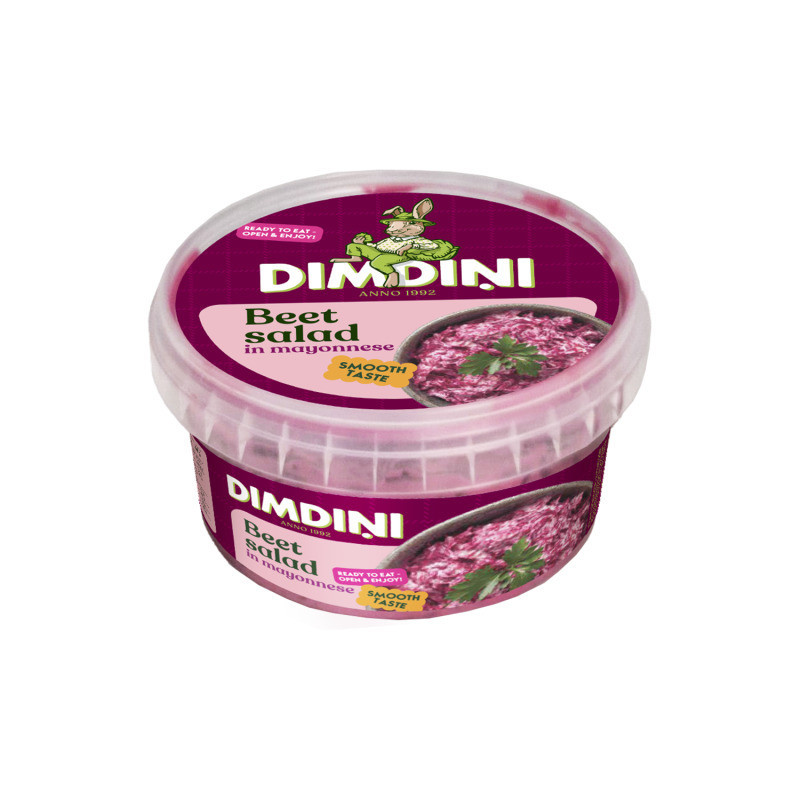 Burokėlių salotos su majonezu DIMDINI, 380 g, 1 vnt.
