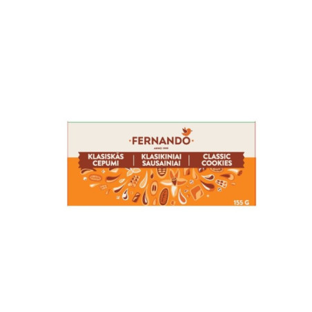 Sausainiai FERNANDO, klasikiniai, 155 g