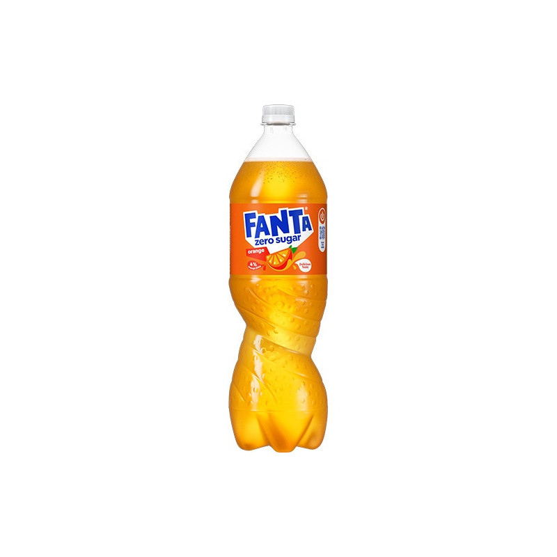 Gazuotas gėrimas FANTA ORANGE ZERO, apelsinų sk., 1,5 l
