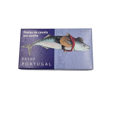 OQOPO skumbrės file alyvuogių aliejuje, 120 g