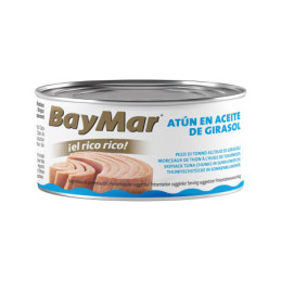 Tunas saulėgrąžų aliejuje BAYMAR, 160 g