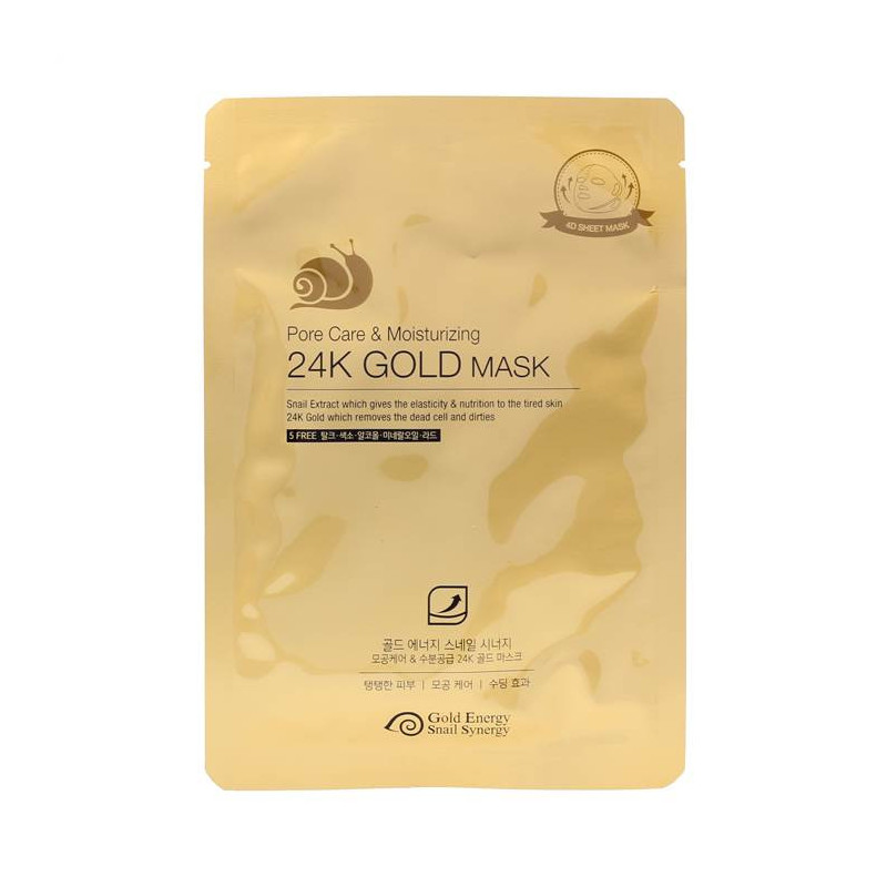 Veido kaukė GOLD ENERGY SNAIL, 33 ml