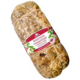 Šventinis vyniotinis su čiobreliais ir obuoliais , kg