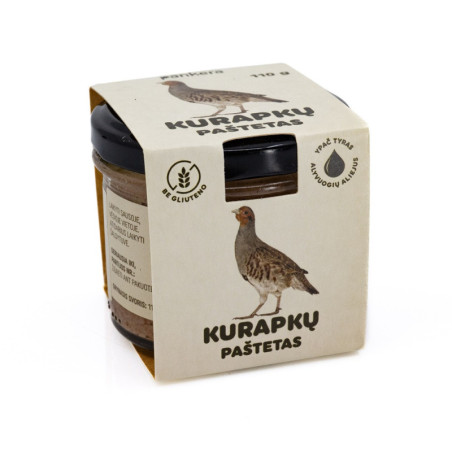 Kurapkų paštetas, 110 g