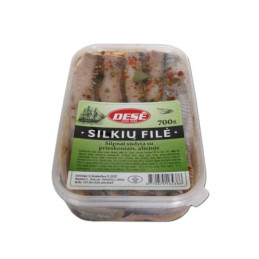 Silkių filė b/o aliejuje su prieskoniais 700g