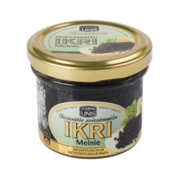 Dirbtiniai juodieji ikrai SUDRABLINIS, 100 g