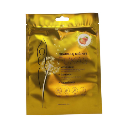 Skaidulų mišinys PŪKAS (su liof. braškių milteliais), 250 g