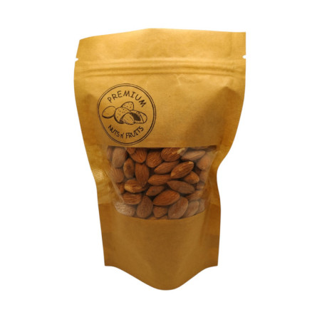 Migdolai, sausai skrudinti, švelniai sūdyti, 125 g
