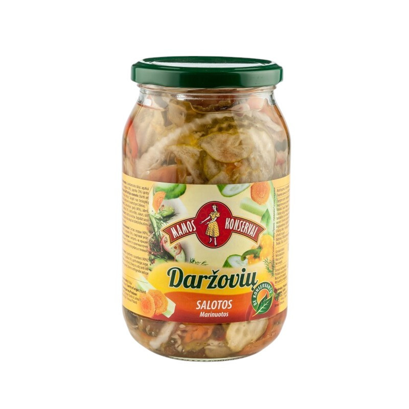 Daržovių salotos marinuotos MAMOS KONSERVAI, 820 g