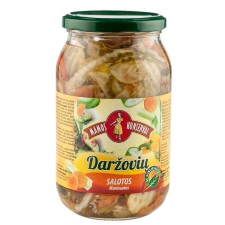 Daržovių salotos marinuotos MAMOS KONSERVAI, 820 g