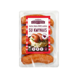 Dešrelės karšt.rūk.GRAFŲ , su kmynais, 400 g