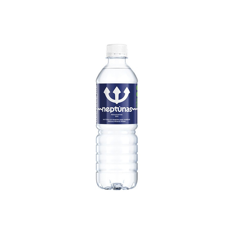 Natūralus mineralinis vanduo NEPTŪNAS, negaz., 500 ml