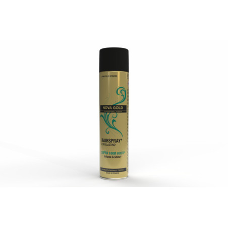 Plaukų lakas NOVA GOLD stiprios fiksacijos, 400 ml