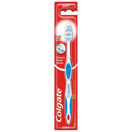 Dantų šepetėlis COLGATE Classic Deep Clean soft, 1 vnt.