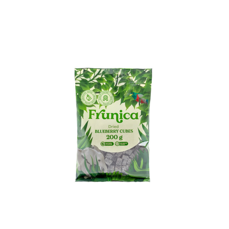 Mėlynių kubeliai (natūralūs, be pridėtinio cukraus) FRUNICA  200 g