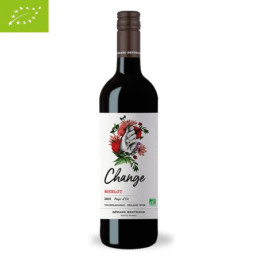 Vynas GB Change Merlot BIO,raud.saus.14 %, 0,75l