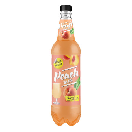 Alaus kokteilis GERAS SKONIS, persikų sk., 6%, PET, 1 l