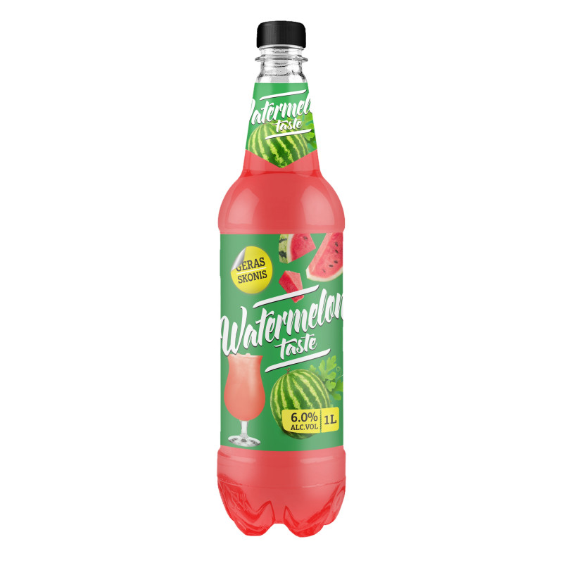 Alaus kokteilis GERAS SKONIS, arbūzų sk., 6%, PET, 1 l