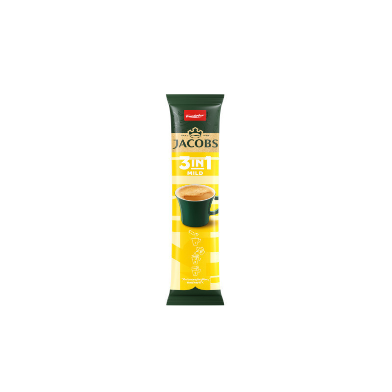 Tirpiosios kavos gėrimas JACOBS, MILD, 11,1 g