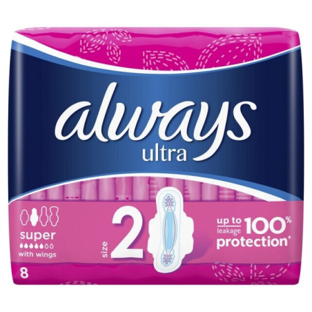 Higieniniai paketai ALWAYS Ultra Super Plus, 8 vnt