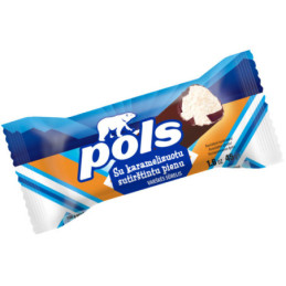 Gl.varškės sūrelis POLS PREMIA, karamel. sut. pieno sk., 45 g