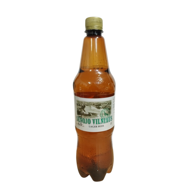 Alus SENOJO VILNIAUS šviesusis LAGER, 6,0 %, 1 l