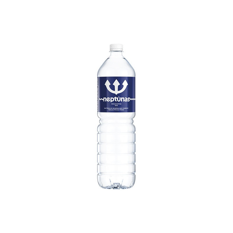 Natūralus mineralinis vanduo NEPTŪNAS, negaz., 1,5 l