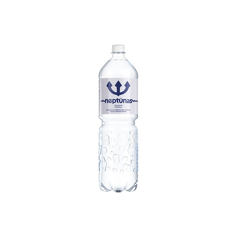 Nat. mineralinis vanduo NEPTŪNAS, gazuotas, 1,5 l