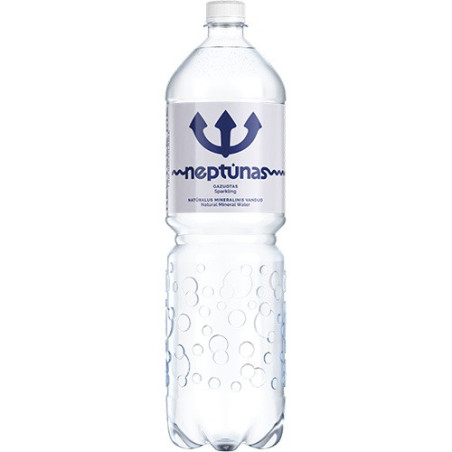 Nat. mineralinis vanduo NEPTŪNAS, gazuotas, 1,5 l