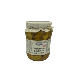 Marinuoti pomidorai, pjaustyti, su ciberžole 640 g, 1 vnt.