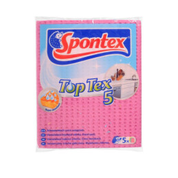 SPONTEX šluostės- kempinės TOP TEX, 5 vnt., 1 vnt.