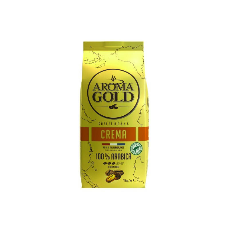 Kavos pupelės AROMA GOLD CREMA, 1kg