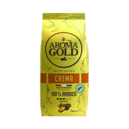Kavos pupelės AROMA GOLD CREMA, 1kg