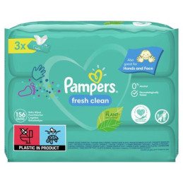 Servetėlės PAMPERS FRESH CLEAN, 3 x 52 vnt