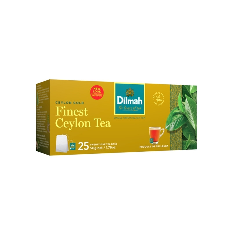 Juodoji arbata DILMAH, CEYLON GOLD, 25 vnt