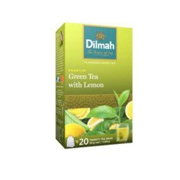 Žalioji arbata DILMAH, citrinų skonio, 20 vnt., 30 g